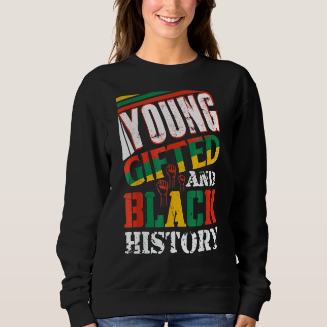 Sweatshirt Histoire Jaune Et Noire 1 (Devant)
