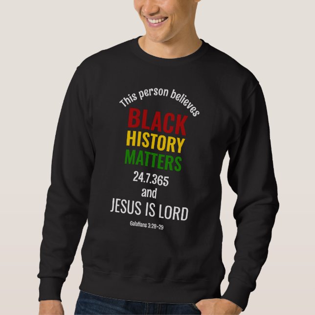 Sweatshirt HISTOIRE NOIRE IMPORTE Christian (Devant)