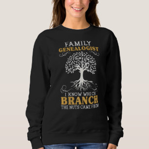 Sweatshirt Historique de la famille Chercheur en généalogie G
