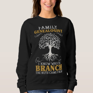 Sweatshirt Historique de la famille Chercheur en généalogie G
