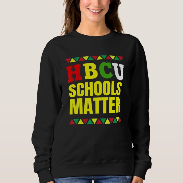 Sweatshirt Historiquement Black College University Student Hb (Devant)