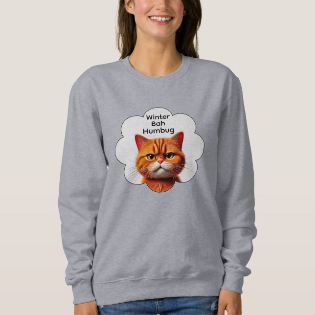 Sweatshirt Hiver bah Humbug  (Devant)