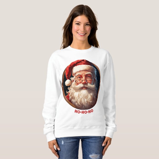 Sweatshirt Ho Ho Happy (Devant entier)