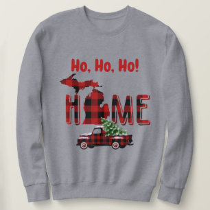 Sweatshirt Ho, Ho, Ho ! Michigan est le camion de ramassage à