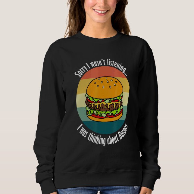 Sweatshirt Hobby Cheeseburger Maker Fast Food (Devant)