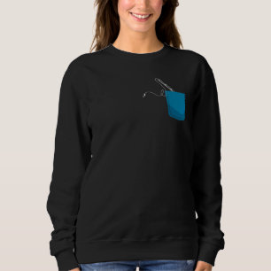 Sweatshirt Hobby Fishers Lake Fishing Rod Fisherman Pocket