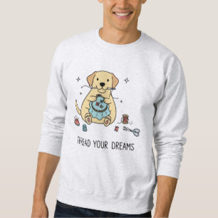 Sweatshirt Hobbyiste de broderie canine charmante Graphique p