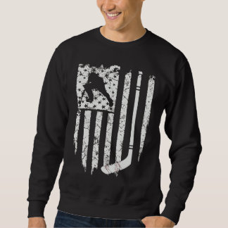 Sweatshirt Hockey America Flag Mens