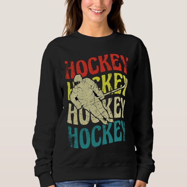 Sweatshirt Hockey Hockey Hockey Funny Ice Hockey Frisbee Love (Devant)