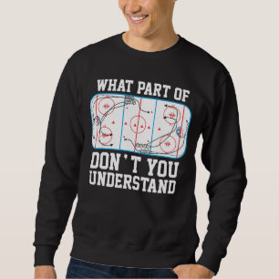 Sweatshirt Hockey sur glace de quelle partie vous ne