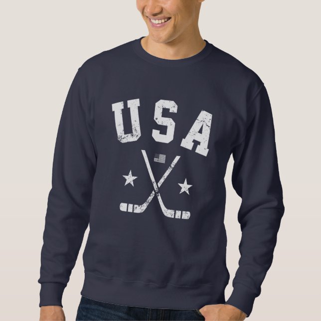 Sweatshirt Hockey sur glace des États-Unis (Devant)