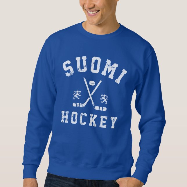 Sweatshirt Hockey sur glace en Finlande (Devant)