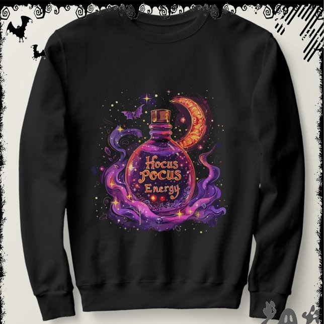 Sweatshirt Hocus Pocus Énergie | ExDesigner | Halloween (Créateur téléchargé)