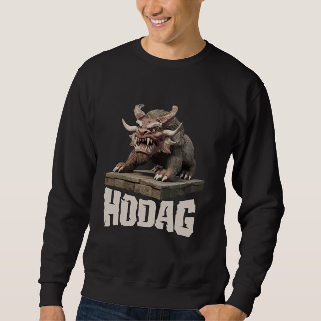 Sweatshirt Hodag folklore cryptide mythique du Wisconsin (Devant)
