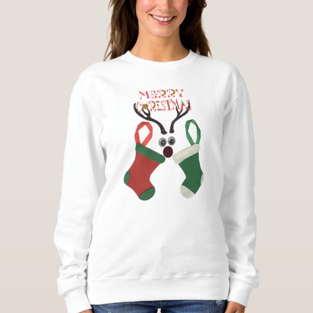 Sweatshirt HOHO ! Bonne journée de Noël avec compassion (Devant)