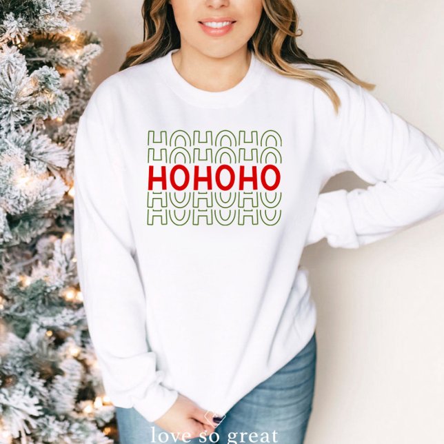 Sweatshirt HoHoHo Mignonne Holiday (Créateur téléchargé)