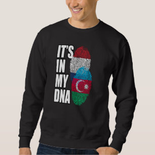 Sweatshirt Hollandais Et Azerbaïdjanais Mélangent Le Drapeau