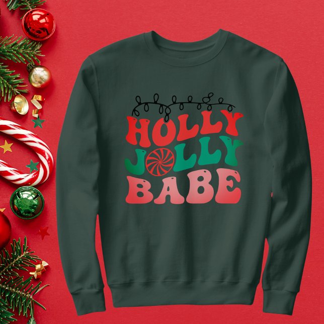 Sweatshirt Holly Jolly Christmas  (Créateur téléchargé)