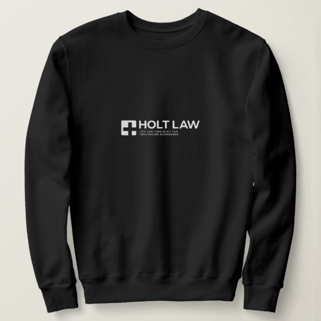 Sweatshirt Holt Law Color Black, femmes (Design devant)