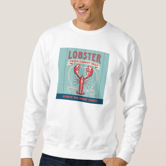 Sweatshirt Homard frais pris tous les jours | Maine (Devant)