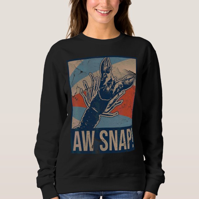 Sweatshirt Homard Poisson Fruits de mer Pêche Éclair Crustacé (Devant)