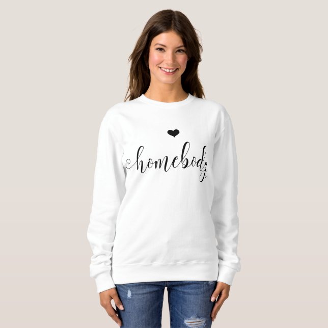 Sweatshirt Homebody élégant (Devant entier)