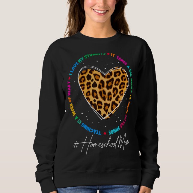 Sweatshirt Homeschool Maman Administration scolaire Appréciat (Devant)