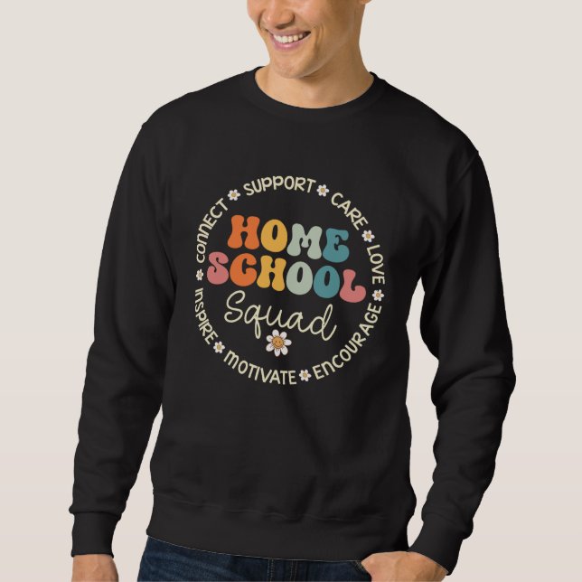 Sweatshirt Homeschool Squad Appreciation Week Back to School (Devant)