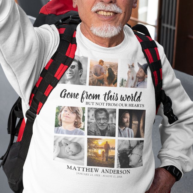 Sweatshirt Hommage Famille Photo Collage Souvenir commémorati (Créateur téléchargé)