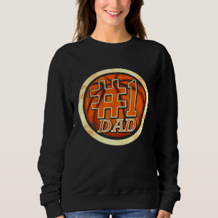 Sweatshirt Homme 1 Papa Joueur De Basketball Vintage Da