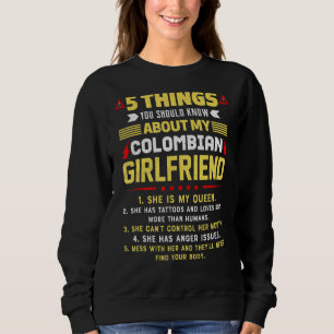 Sweatshirt Homme 5 Que Vous Devriez Savoir Sur Mon G Colombie