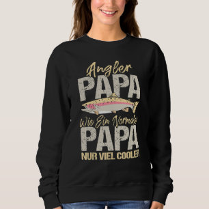 Sweatshirt Homme Angler Papa Wie Ein Normal Papa Nur Viel Coo