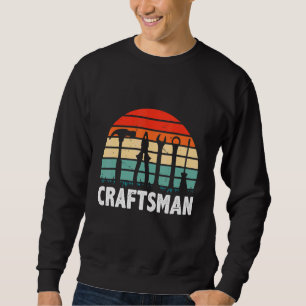 Sweatshirt Homme Artiste Rétro Graphiste Électricien À