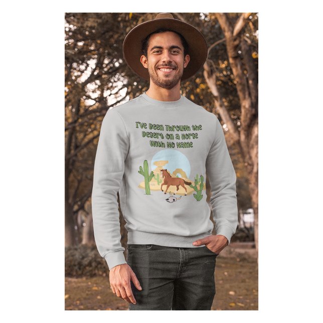 Sweatshirt Homme Cheval Sans Nom (A Horse With No Name)