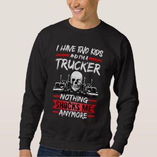 Sweatshirt Homme Conducteur De Camion J'ai Deux Enfants Et Je