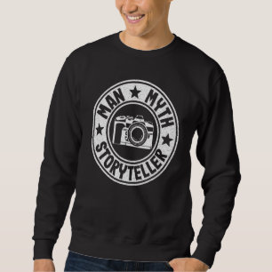 Sweatshirt Homme de l'homme mythe conteur photographe Papa Ho