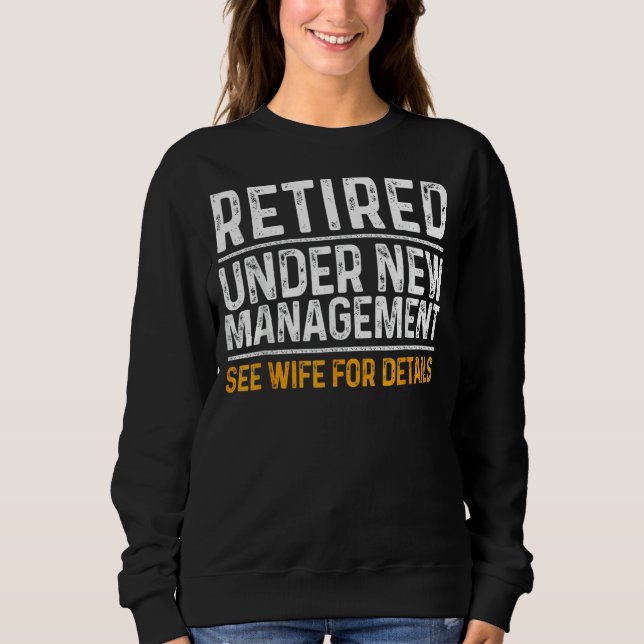 Sweatshirt Homme de retraite papa (Devant)