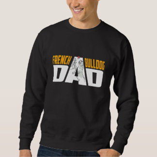 Sweatshirt Homme French Bulldog Papa Frenchie