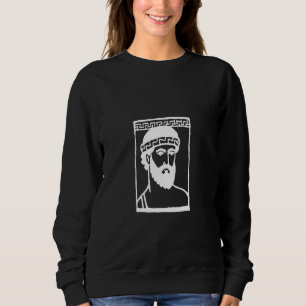Sweatshirt Homme Grec Ancien Très Belle Mythologie Grecque Si