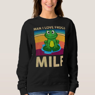Sweatshirt Homme J'Aime Les Grenouilles Enfants Enfants Toddl