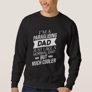 Sweatshirt Homme Je suis un papa de parapente tout comme un p