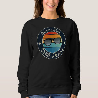 Sweatshirt Homme Lake North Dakota Souvenir