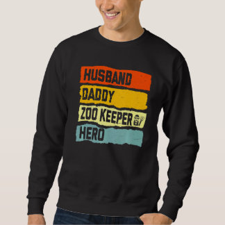 Sweatshirt Homme Mari Daddy Zoo Keeper Hero Fête des pères Co