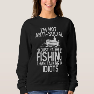 Sweatshirt Homme Pêcheur - Je Préfère Être Pêcheur
