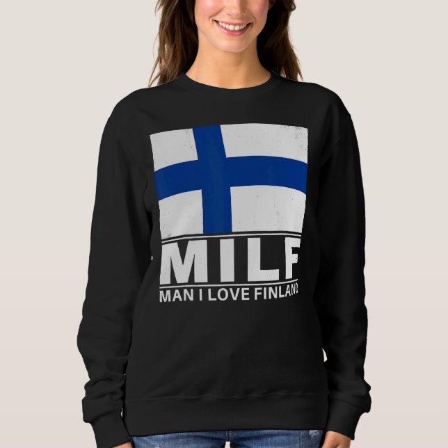 Sweatshirt Homme que j'aime Finlande (Devant)