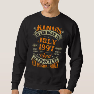 Sweatshirt Hommes 25e Anniversaire Des Rois Nés En Juillet 19