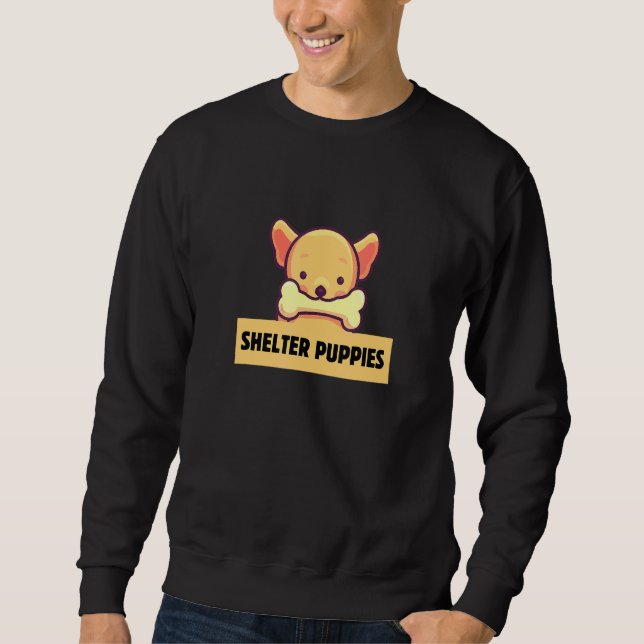Sweatshirt Hommes Adoption Abri Chipies Animaux Animaux Anima (Devant)