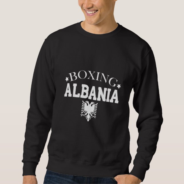 Sweatshirt Hommes Albanie Boxage Albanais (Devant)