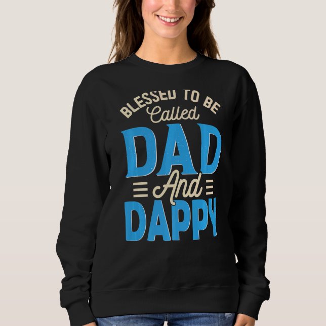Sweatshirt Hommes Béni D'Être Appelé Papa Et Père Dappy D (Devant)
