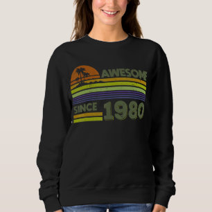 Sweatshirt Hommes De 40 Ans Femmes Étonnant Depuis 1980